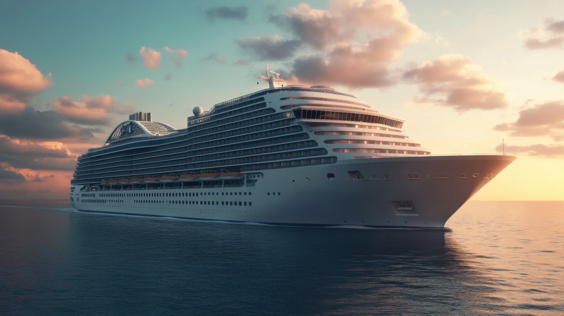 Why does a cruise ship sometimes stop or slow down offshore?